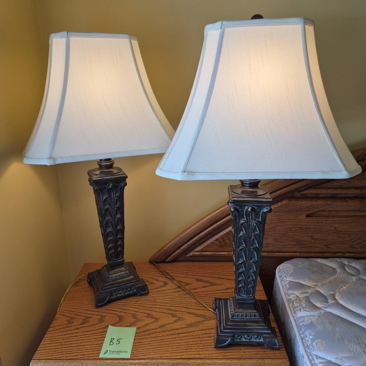 Set of Two Vintage Table Lamps