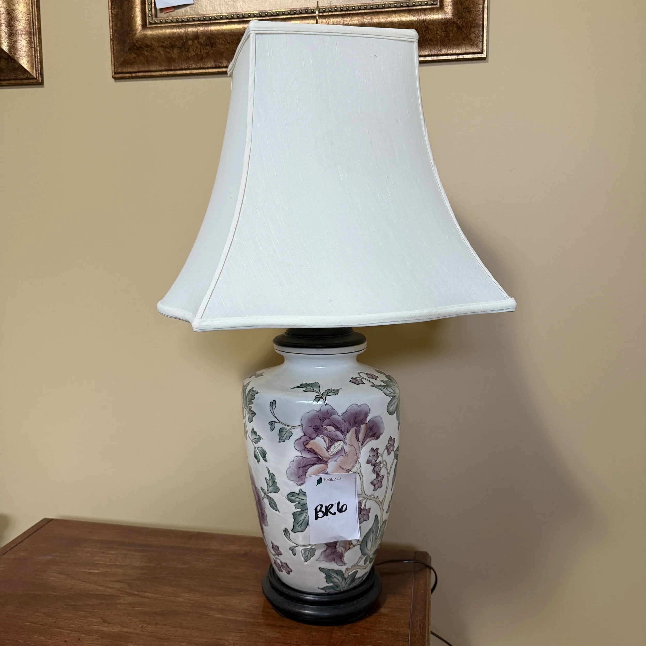 Floral Base Lamp