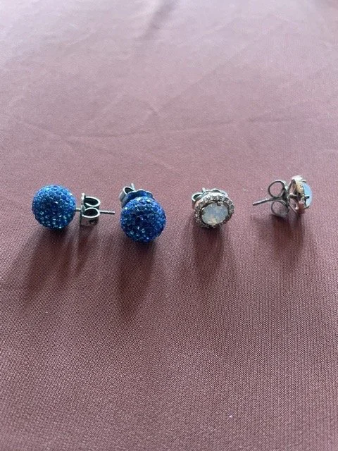 Hillberg and Berk Sparkle Earrings (2 pairs)