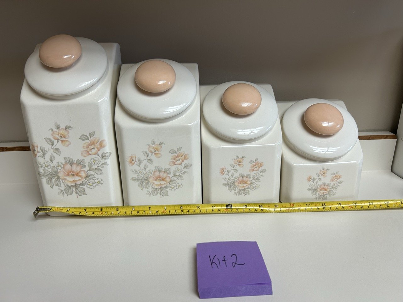 Floral Cannister Set