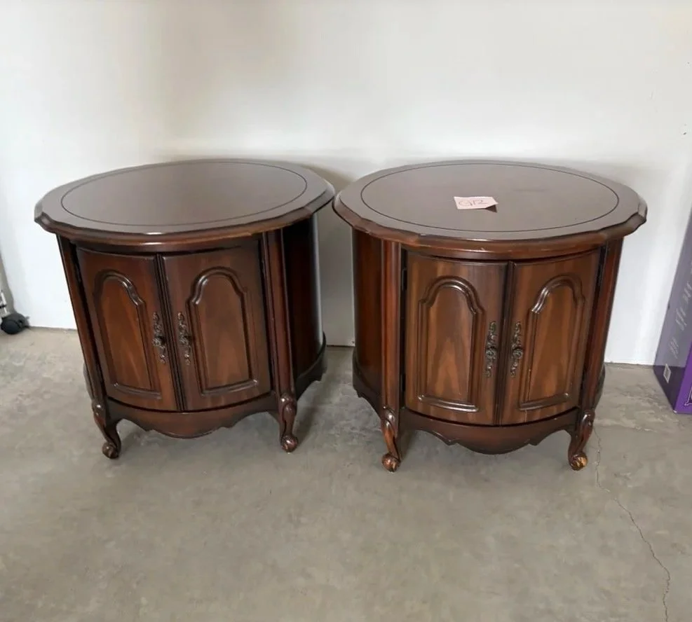 Beautiful Wooden End Tables !!!