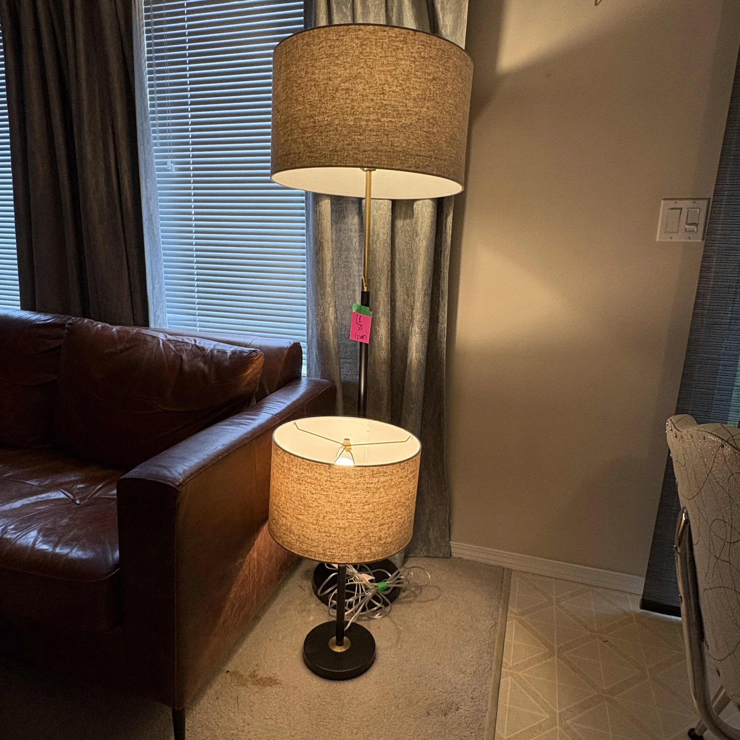 Black and Gold Lamps
