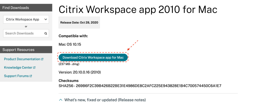 Downloading a Citrix Workspace For Mac — Putter