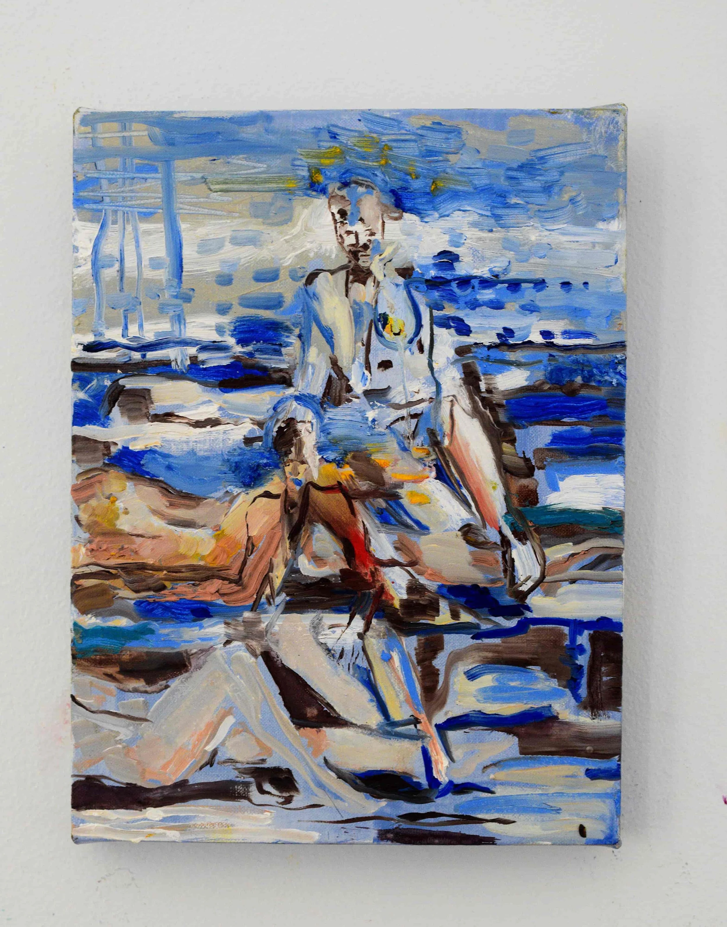   Lesser Men   9 x 12 in  Oil on linen 