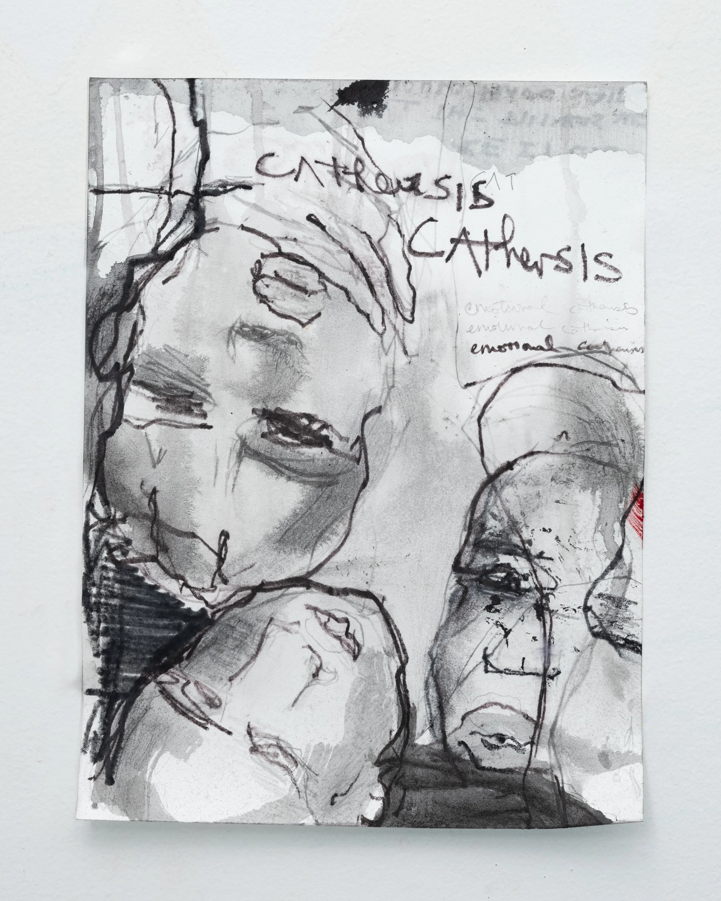   Catharsis   9” x 12”  Ink, pencil&nbsp;on paper 