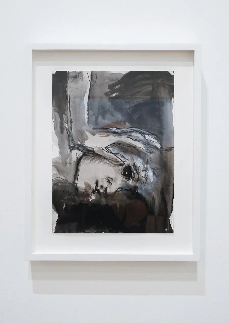   Bird   15 3/4 × 12 3/4 in  Ink on paper 