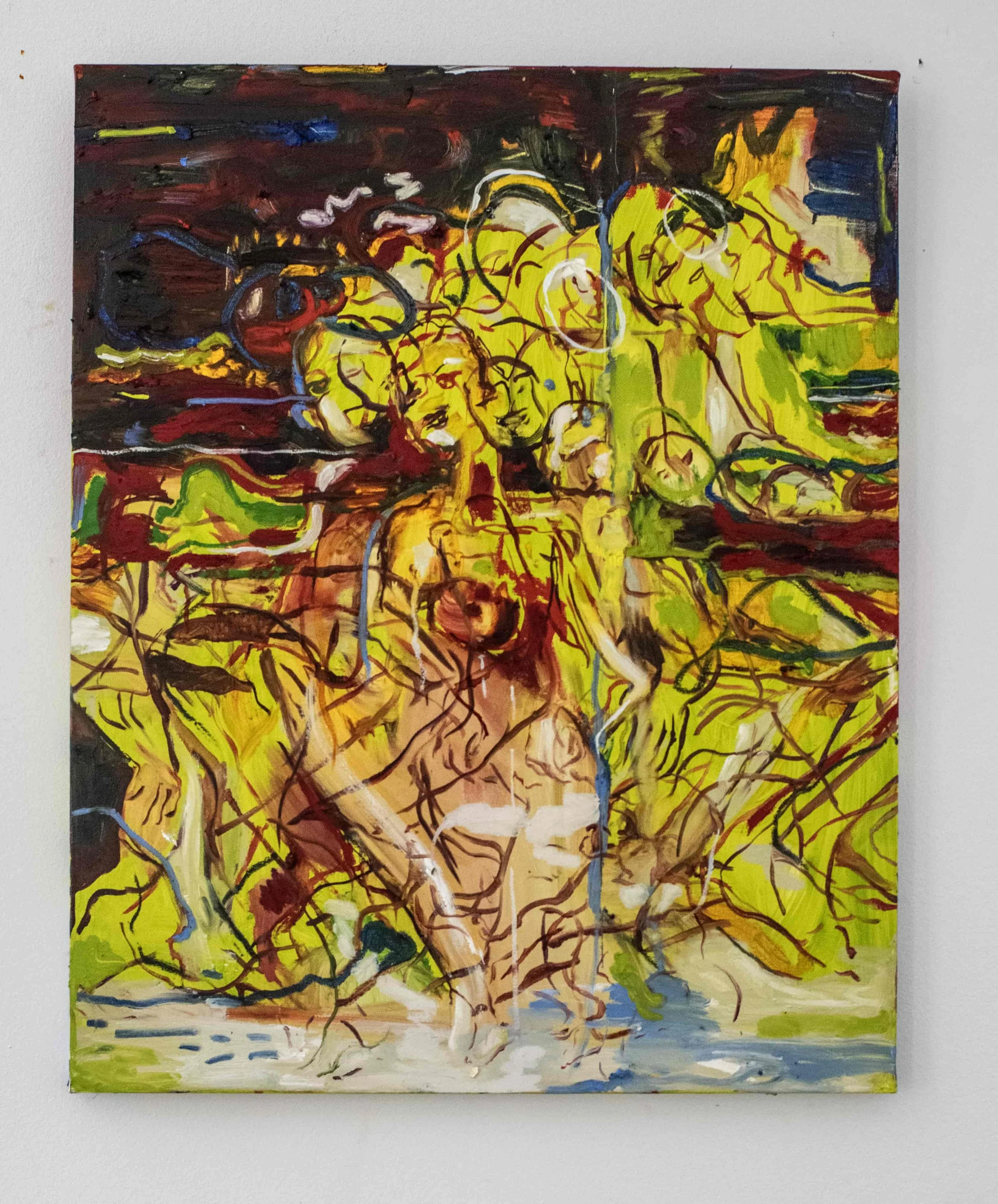   Motion Over Narrative   24 x 30 in  Oil on linen 