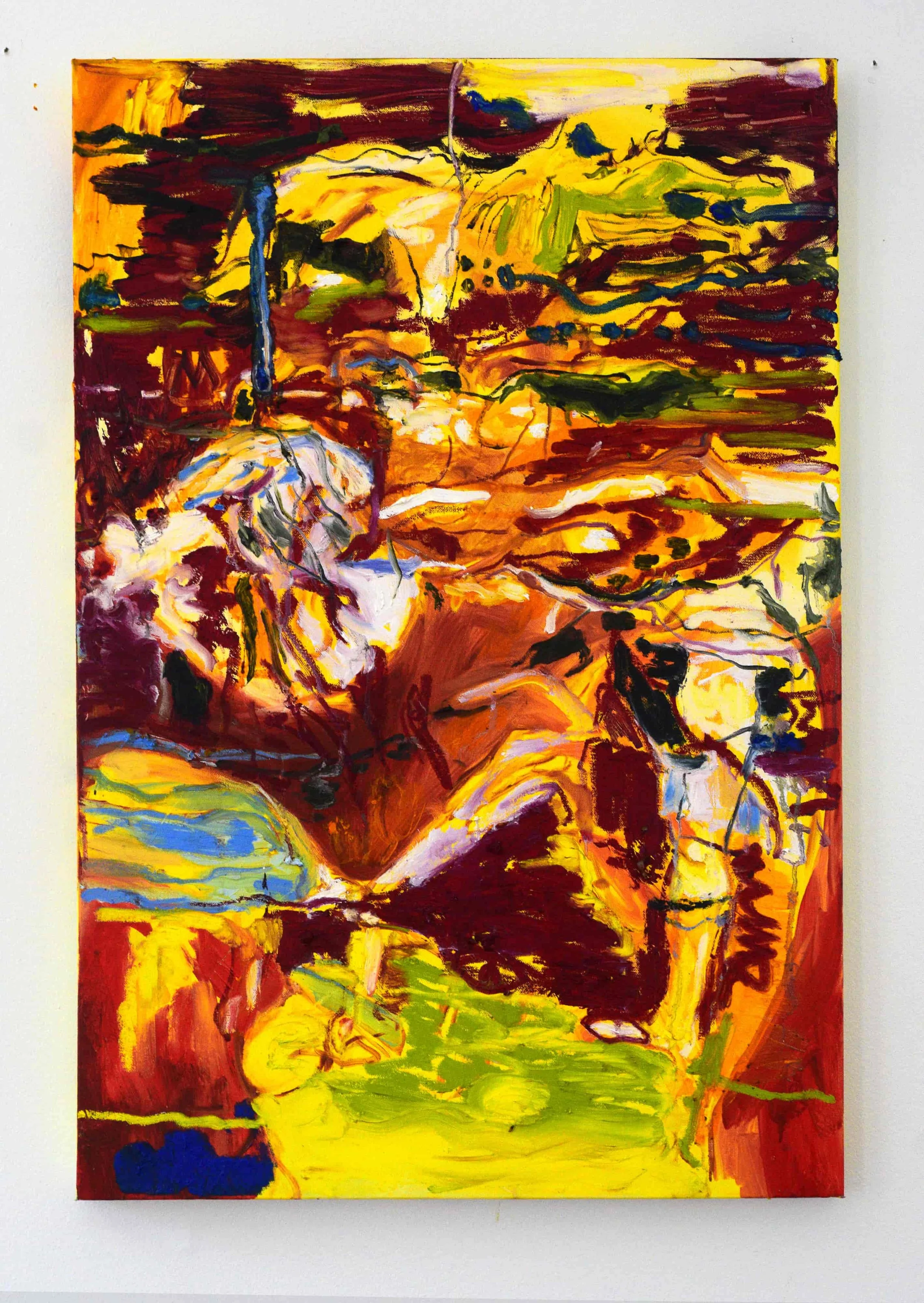   Massacre   24 x 36 in  Oil on canvas 