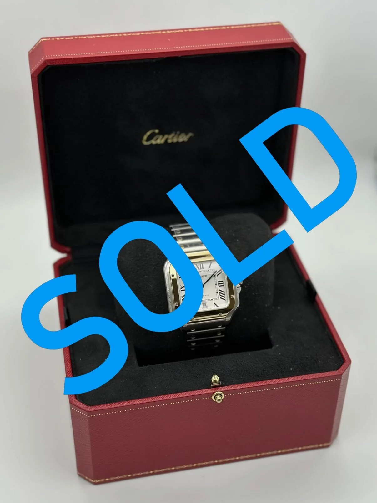 SOLD!🔥New/Unworn Cartier Santos Large model Automatic Watch in Stainless Steel &amp; 18ct. Yellow Gold😍

Model: W2SA0009

Case: 39.8mm

Power reserve: 40hrs approx

Contents: Full set

📞01992 463 791
📧info@garnierjewellersltd.co.uk

📍118 High St