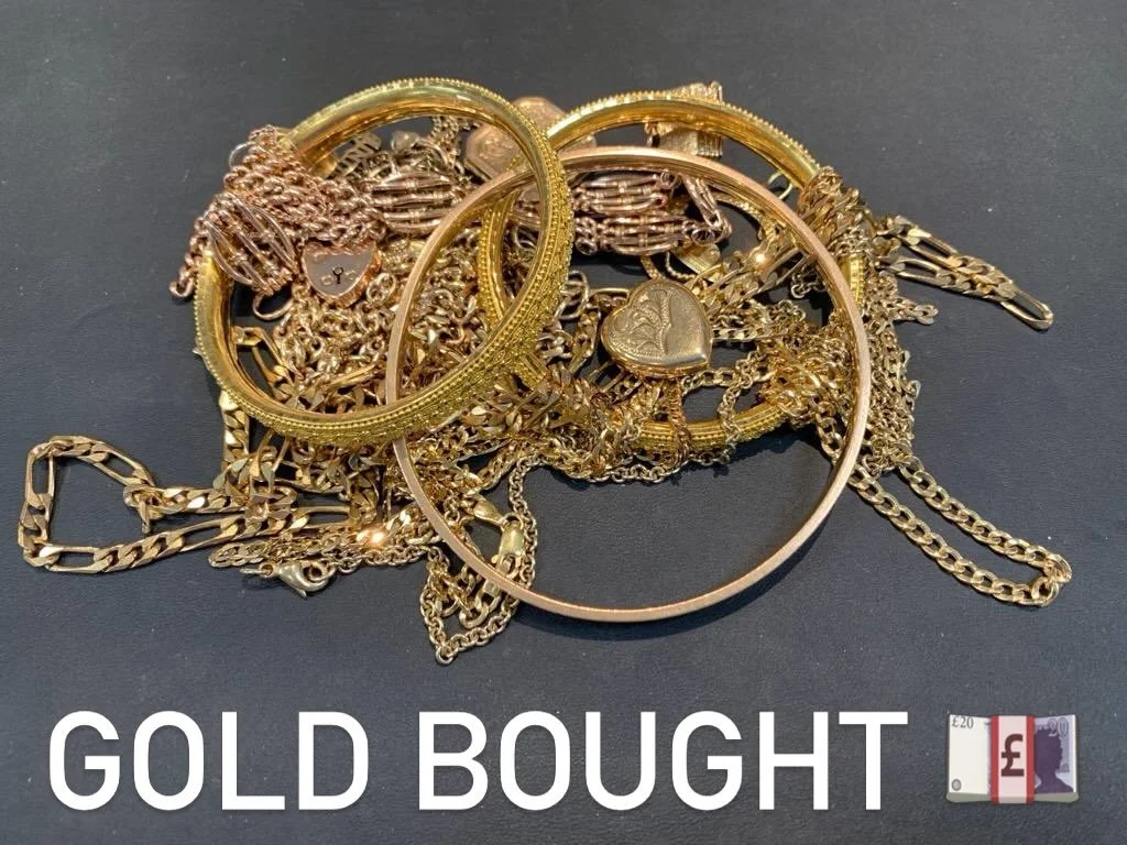 Looking to sell your Gold, Platinum or Silver? 

Look no further! Top prices paid! Instant payment! No hassle! No risk of sending away and getting lost in the post! 

Visit us in store today to find out how much your item/s are worth. 

If you accept