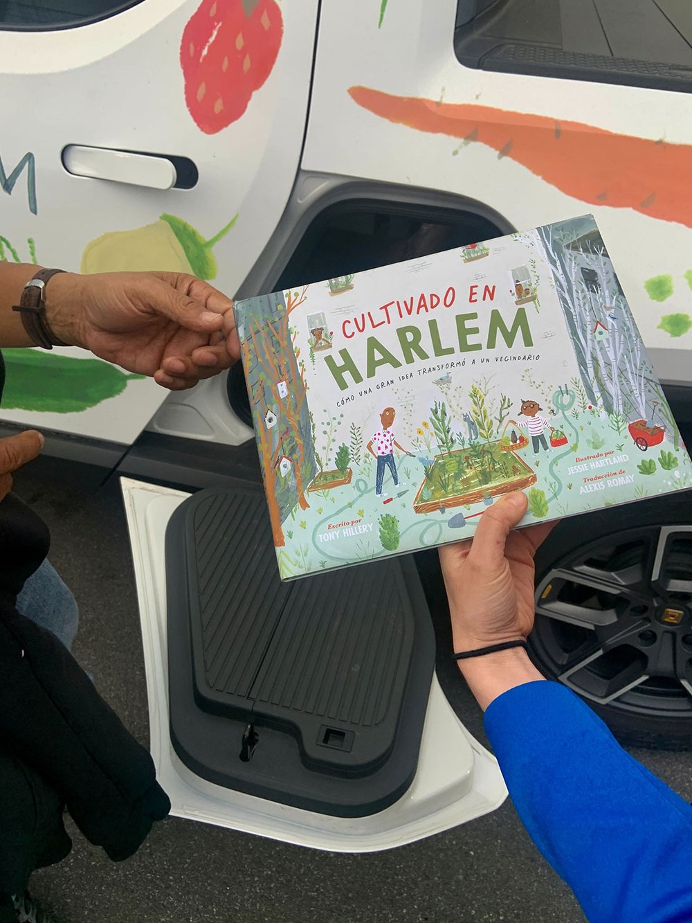 Beautiful book shared before a celebration hosted by RAP4Bronx, the Relief Access Program (Rap4Bronx's nonprofit organization), The Skyline Charitable Foundation