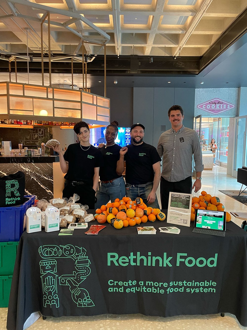 Earth Month Activation at Citizens Food Hall at Manhattan West (Brookfield Properties)