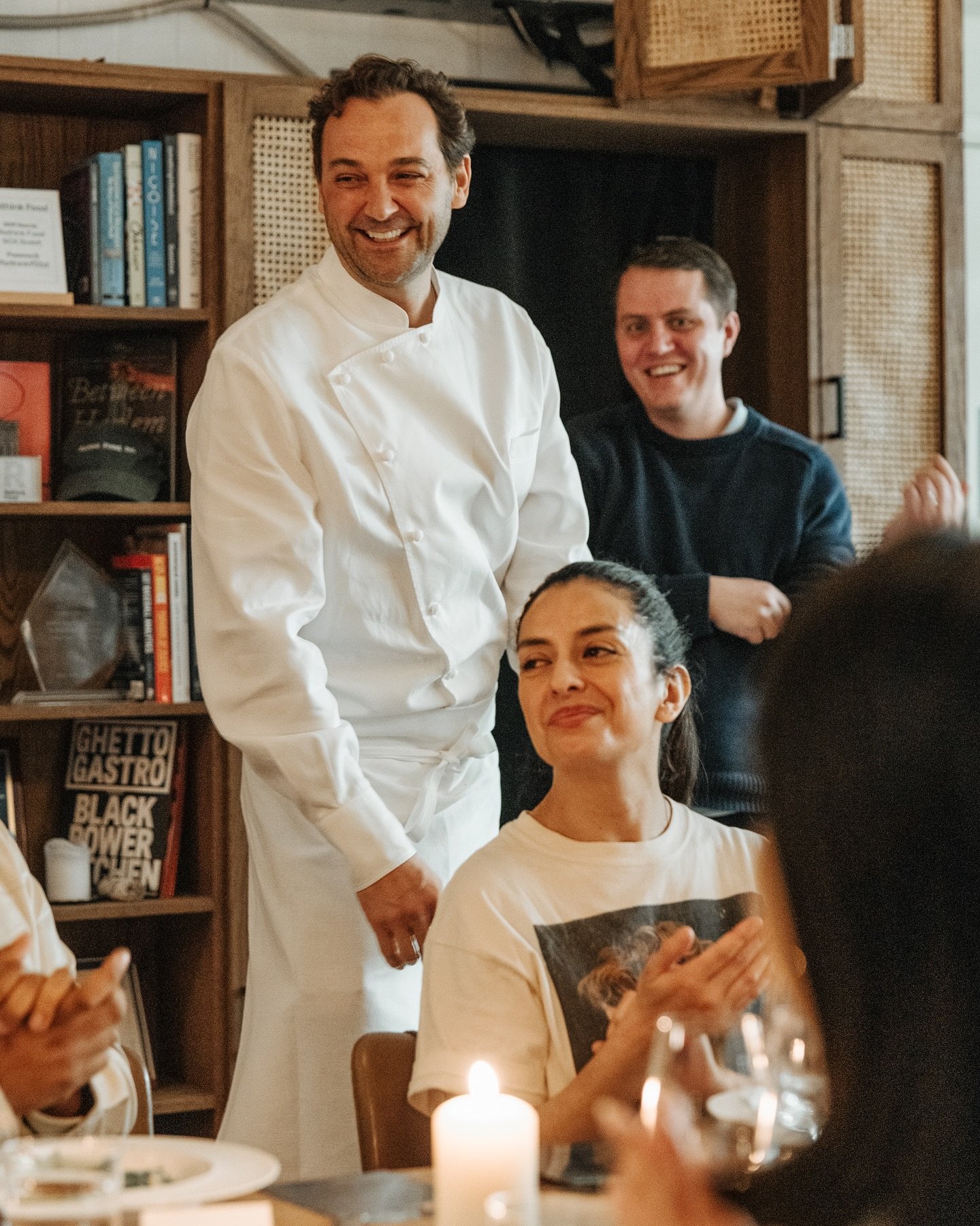 Welcome to Service, our new dinner series presented by our co-founder Chef @danielhumm. 🍽️

This week, we soft-launched the series with a special first dinner he served at Rethink Food&rsquo;s Sustainable Community Kitchen. A night of connection, pu