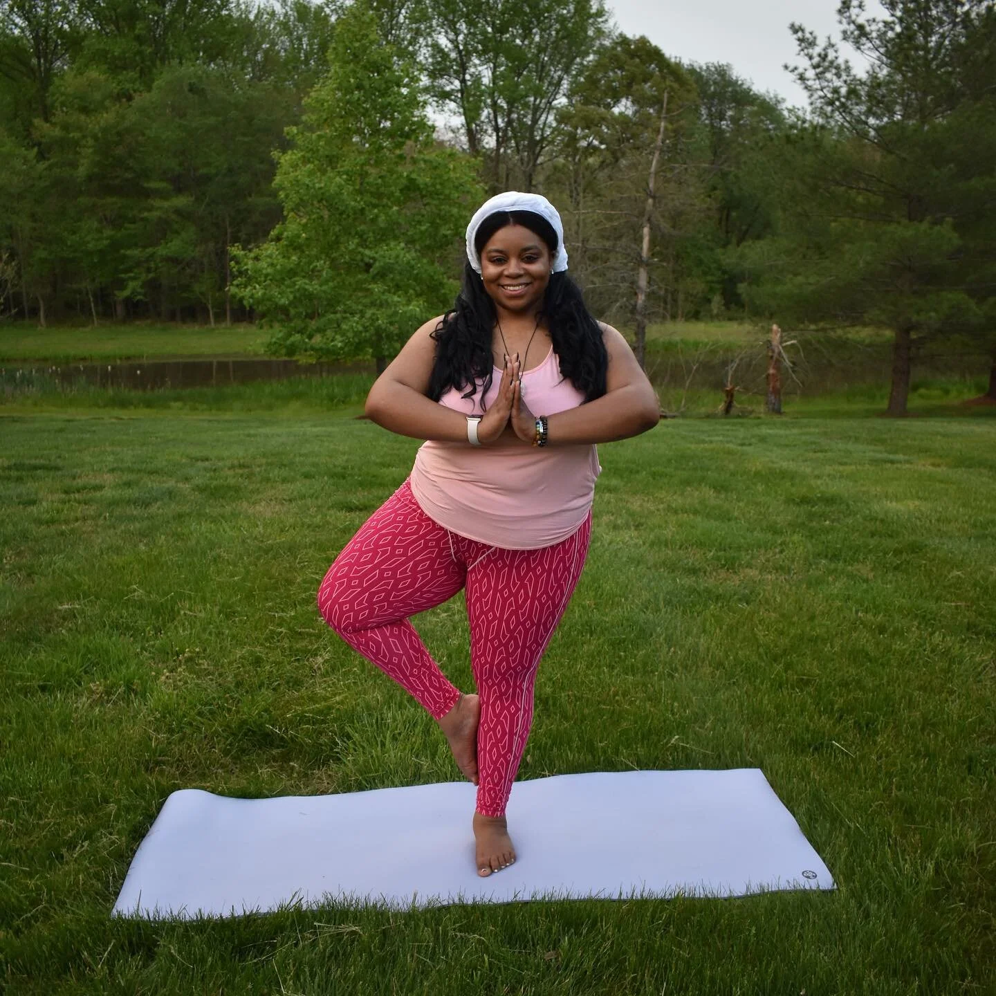 In Tree pose, you balance on one leg, while gently gazing at a focal point. Of course, as @gospelyogaflow would say, &ldquo;what you do to one side, you gotta do to the other.&rdquo;

Hands down, Tree is definitely in my top 3 of favorite poses. I LO