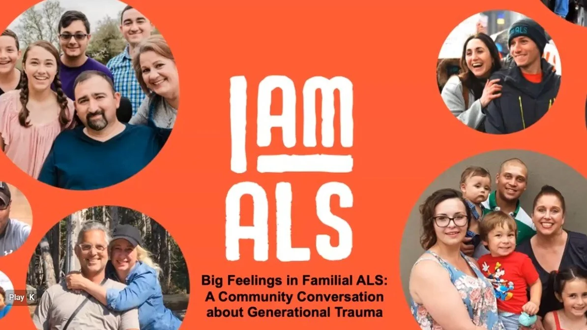 Big Feelings: Generational Trauma in Genetic ALS
A presentation given by the Familial Team at I Am ALS on June 15th, 2023. Mindy’s presentation is minutes 9:42 to 14:27.
