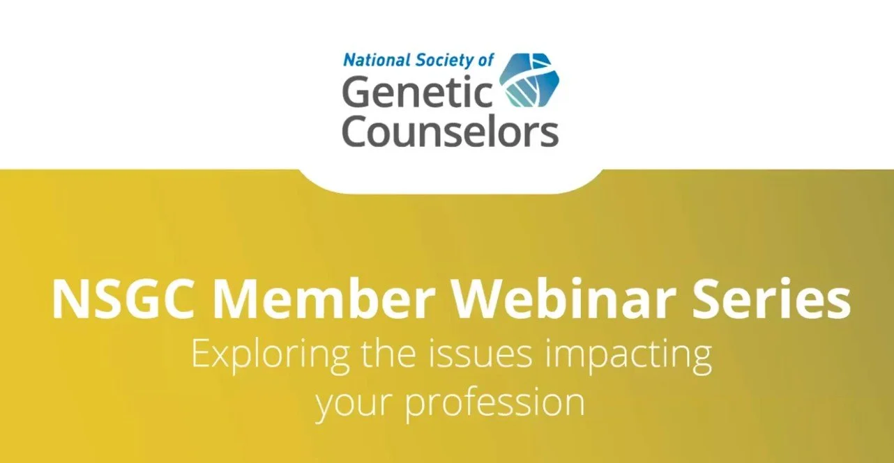 National Society of Genetic Counselors Webinar
Mindy and members of the Familial ALS Community presented a webinar about genetic testing.