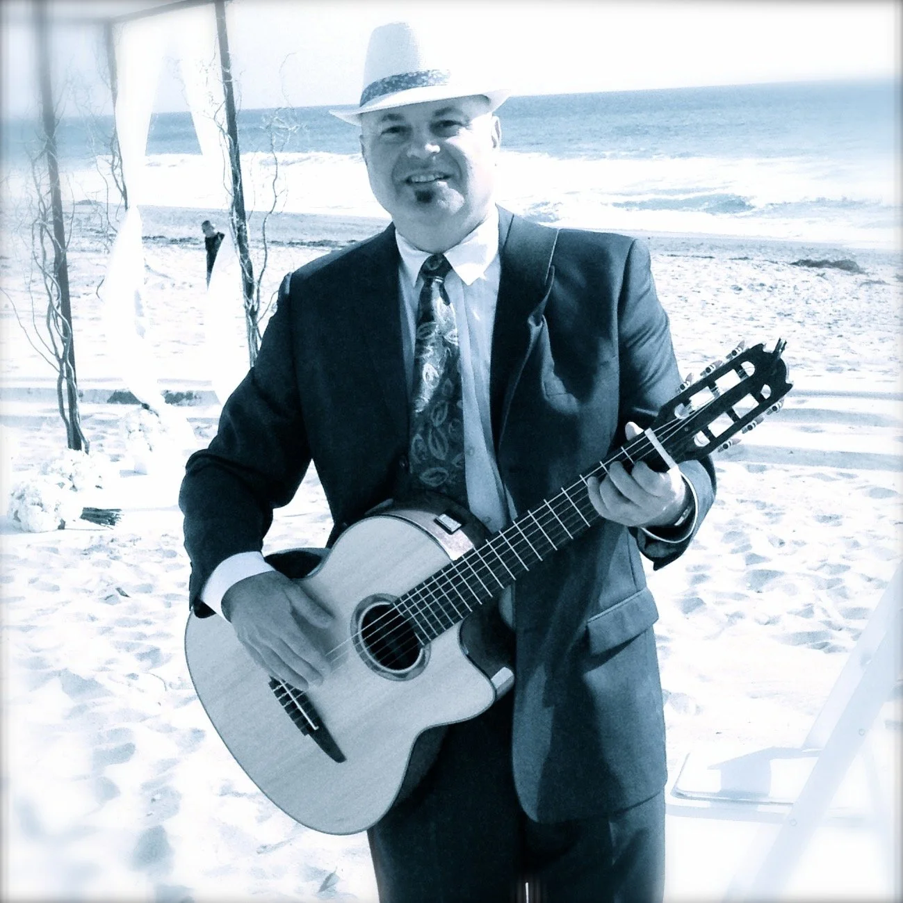 Evyn Performs for a Wedding on the beach in Malibu
