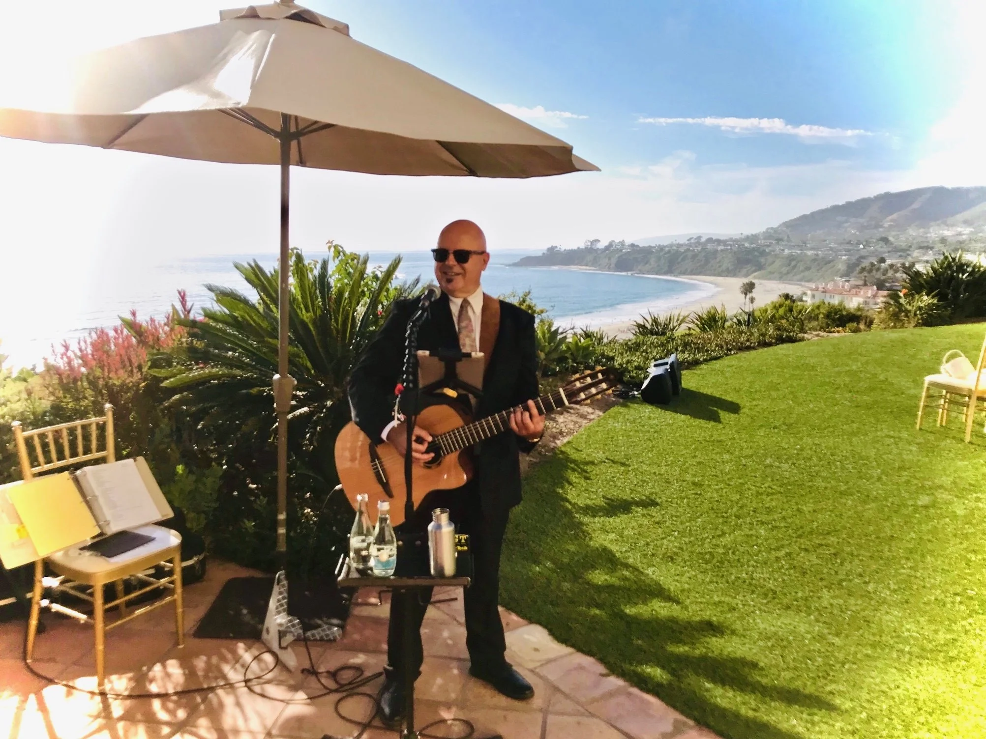 Evyn Performs for a wedding at the Ritz Carlton