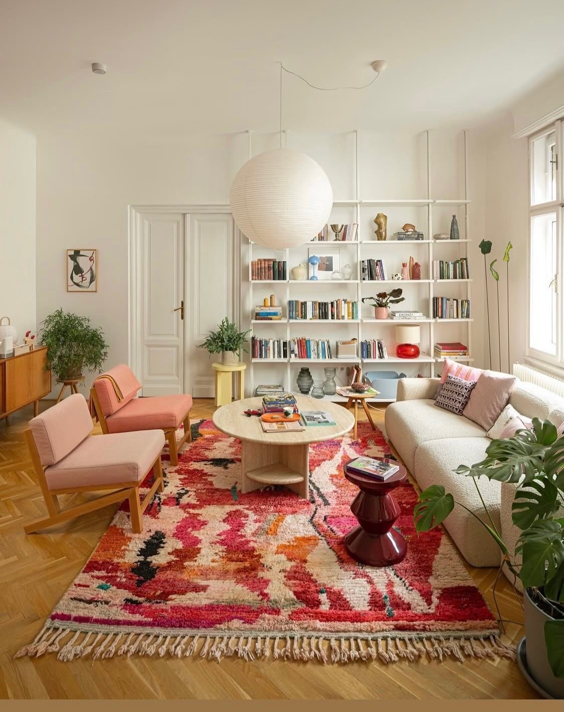 Feeling shy about going big with colour? You can still have a colourful space without feeling drenched (though it is a vibe when you get it right!) Maybe try dipping your toes with bold accents to start - art, rugs, pillows trinkets, lamps. Try paint