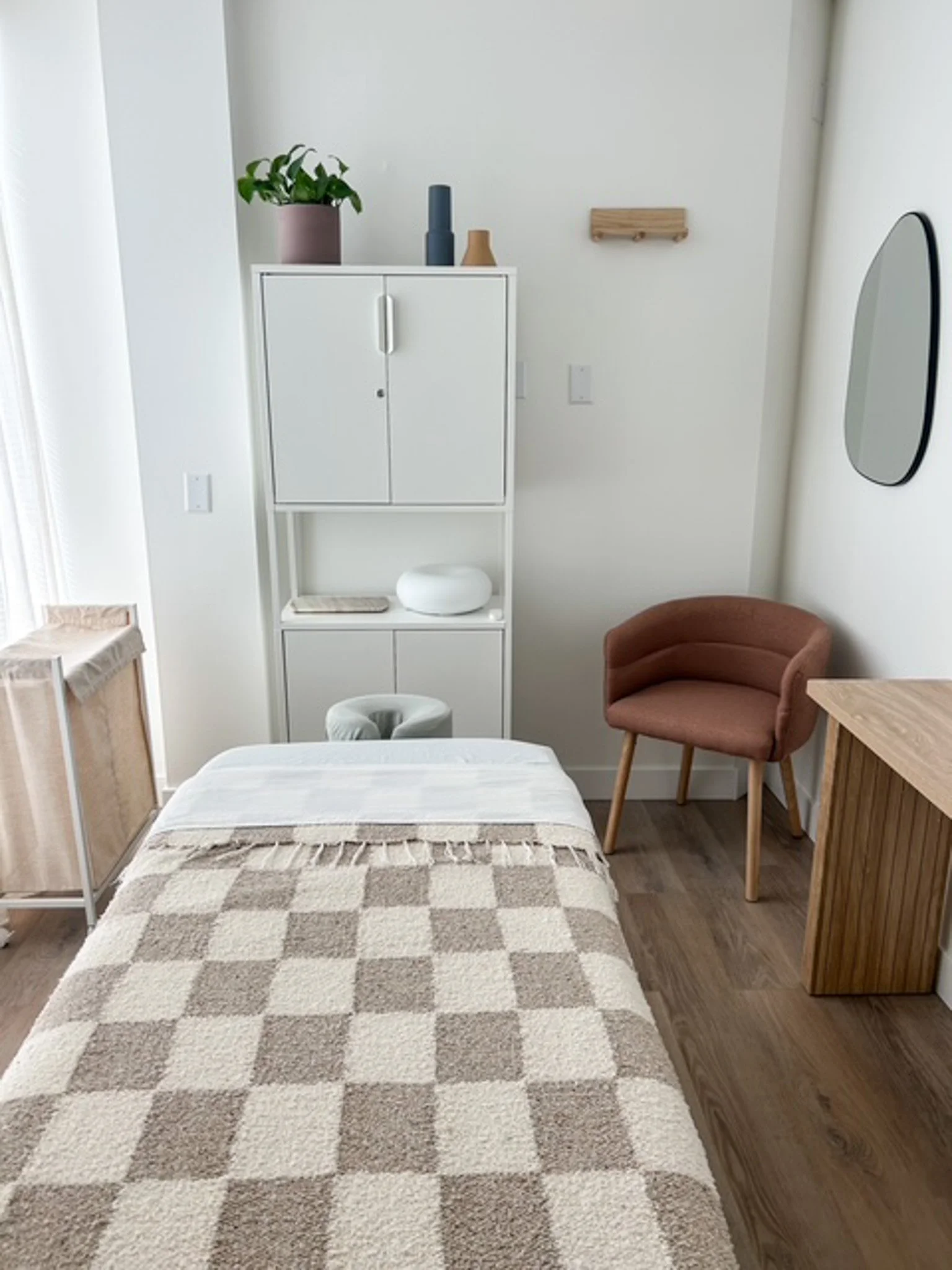 simple but styled practioner room