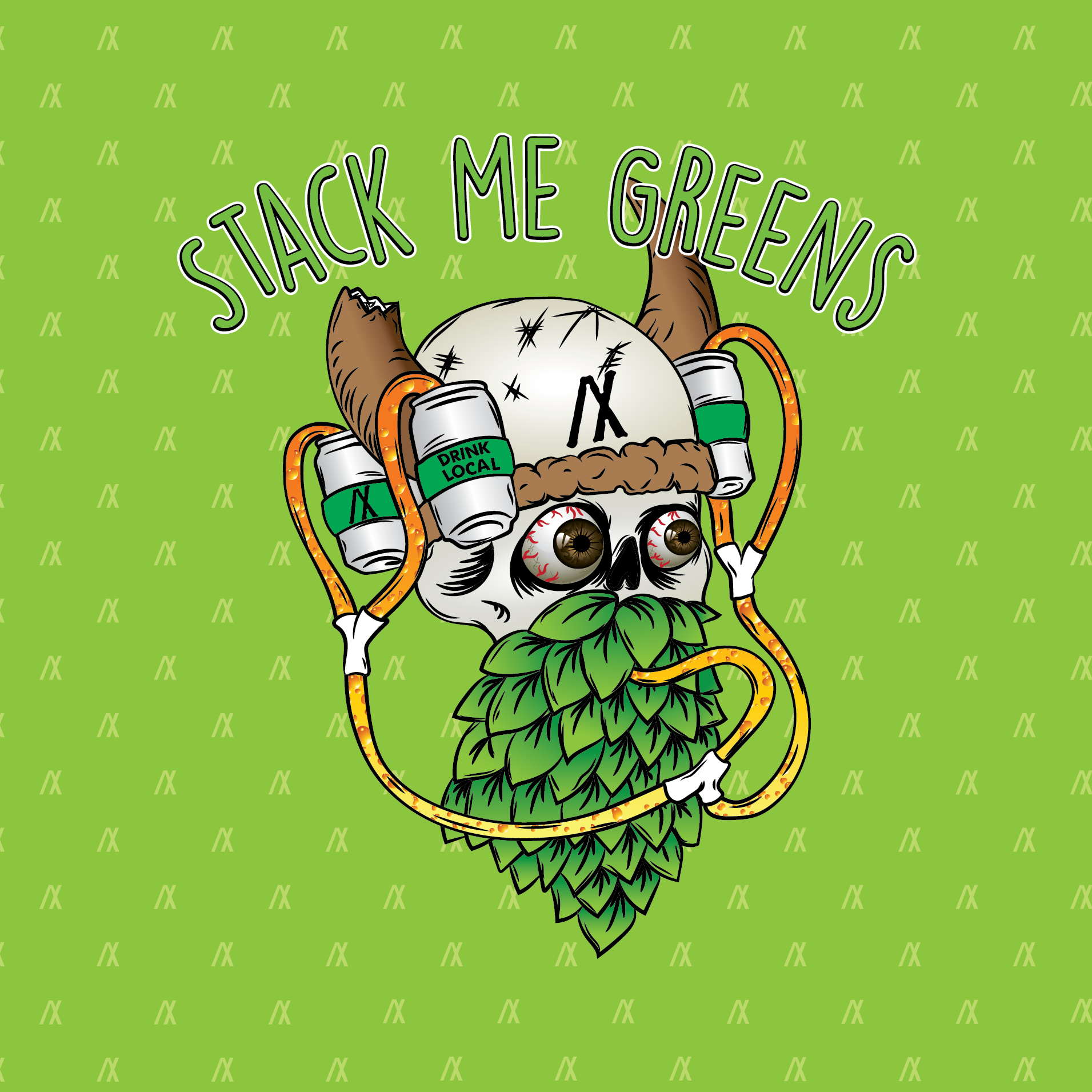 Stack Me Greens. Our annual fresh hopped IPA. Get it while it lasts. 