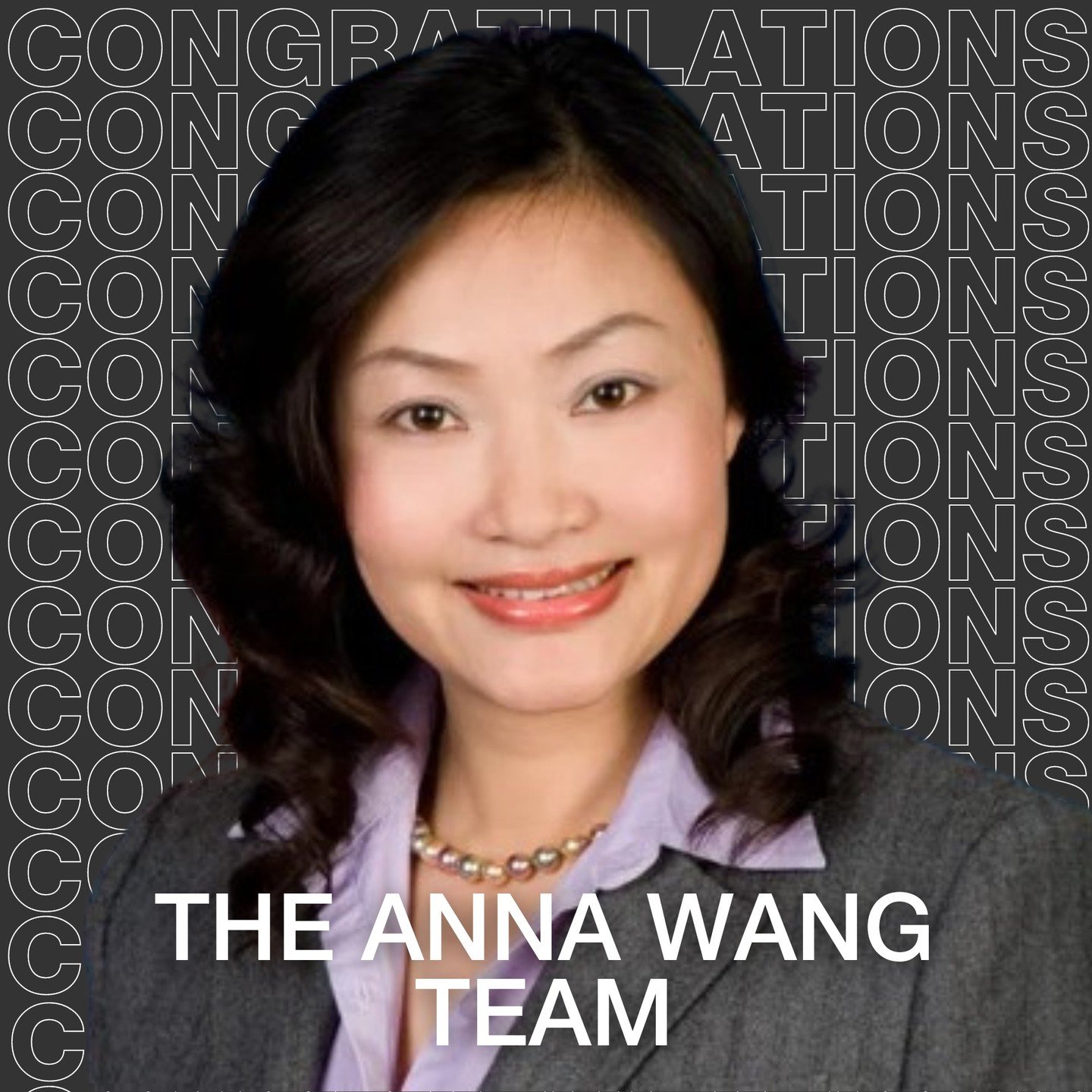 Congratulations to the Anna Wang Team for being awarded TOP TEAMS. Your team's performance places you in the Top 10 KWIE Regionwide. It's truly an honor to be in business with you. #kellerwilliams #pasadena #topagents #awardwinning