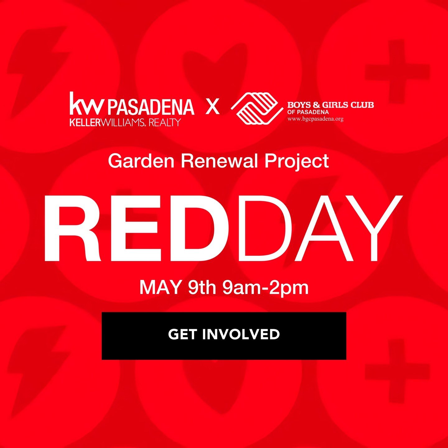 We are so excited for Red Day tomorrow! We are taking a day off from selling property and renewing, energizing and donating our time to the community we love! Keller Williams Pasadena is thrilled that this year&rsquo;s RED Day initiative is all about