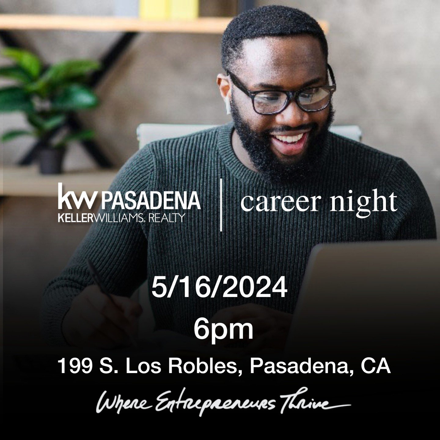 Join us at the Pasadena Real Estate Career Night. Gain the tools and information necessary to be successful and productive in real estate. This real estate career training is hosted by the most successful and influential real estate professionals in 