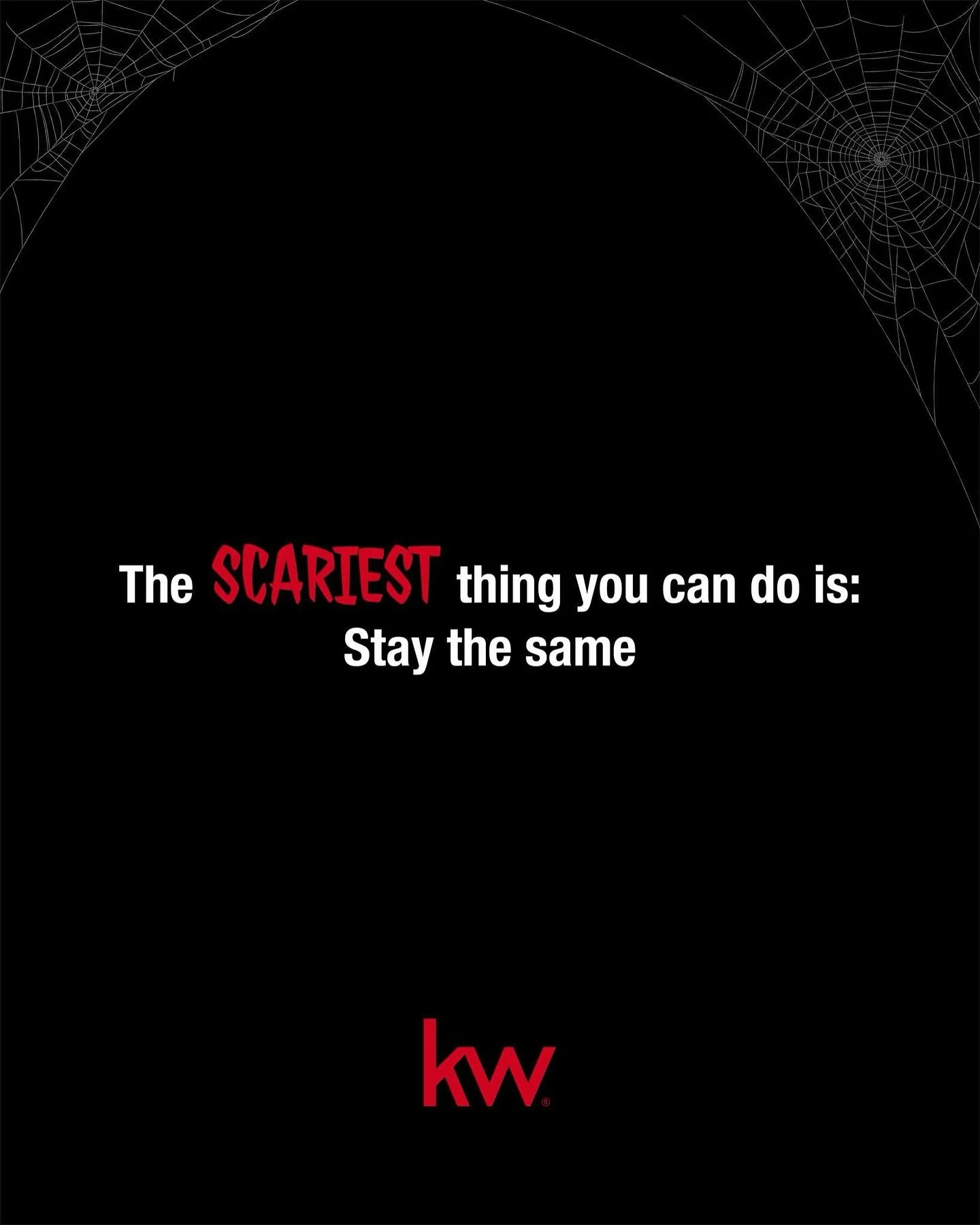 Choose growth over ghosts. Happy Halloween!