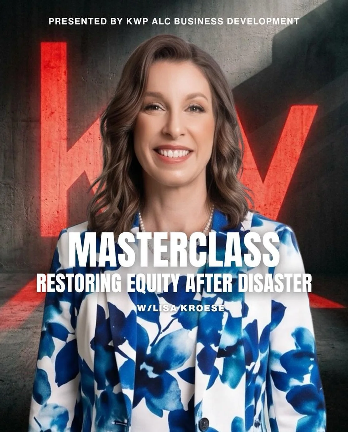 This Tuesday 11 am. Free Parking for KW Pasadena Realtors and Lunch will be served. Masterclass Restoring Equity w/ Lisa Kroese &amp; Cavalry Disaster Advocates - Presented by KWP ALC Business Development Committee
Tue May 26th 11:00am
KW Pasadena Ca