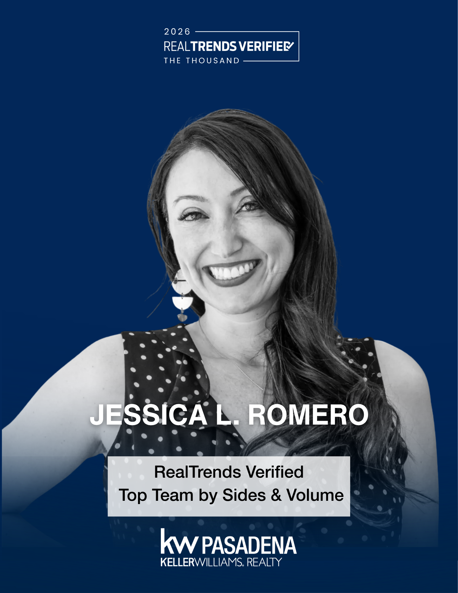 The Jessica L. Romero REAL TREND The Thousands Ranking 2026