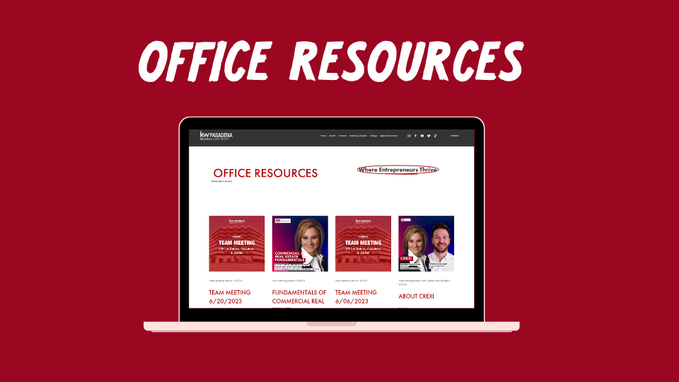 Keller Williams Pasadena Realty Helpful Links