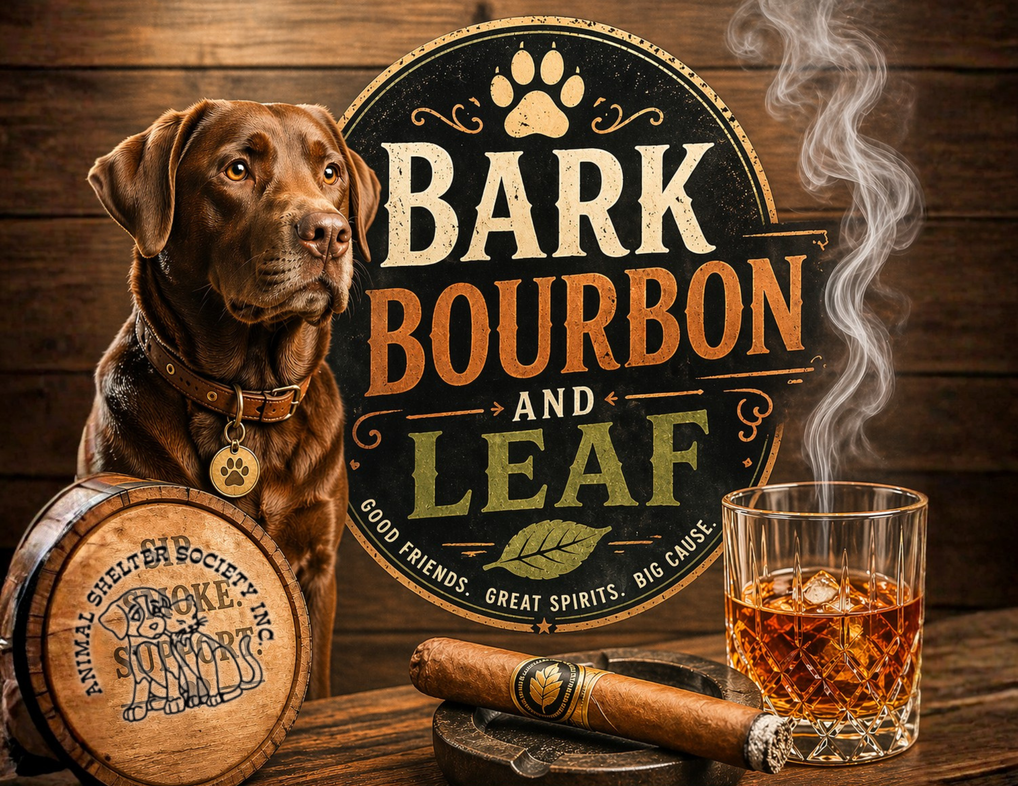 Bark, Bourbon & Leaf 