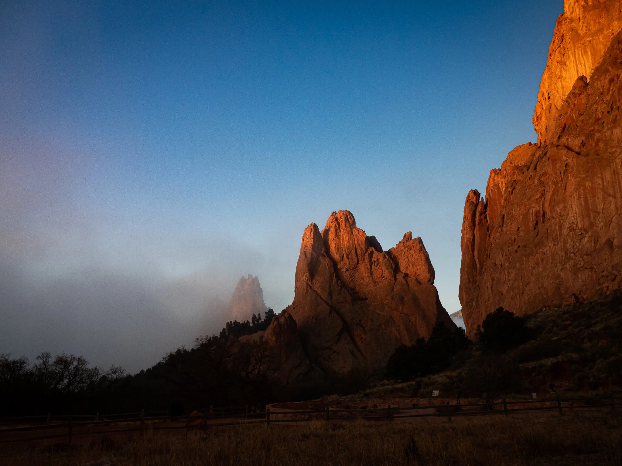 Misty Morning at Garden of the Gods