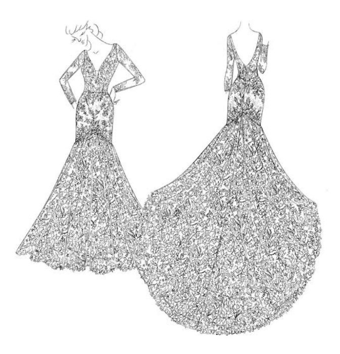 1950s Pattern, Strapless Ball Gown, Prom Dress, Bridal Gown - Bust=32”  (81cm) | eBay
