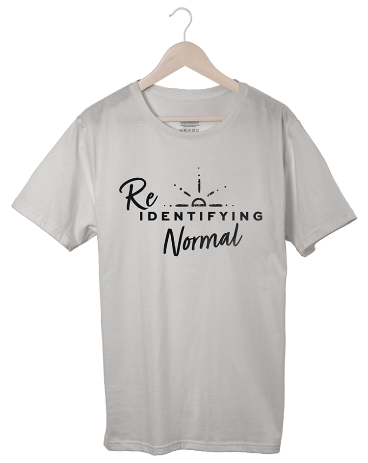 Telegraf auditorium Tolk Grey T-Shirt — Reidentifying Normal