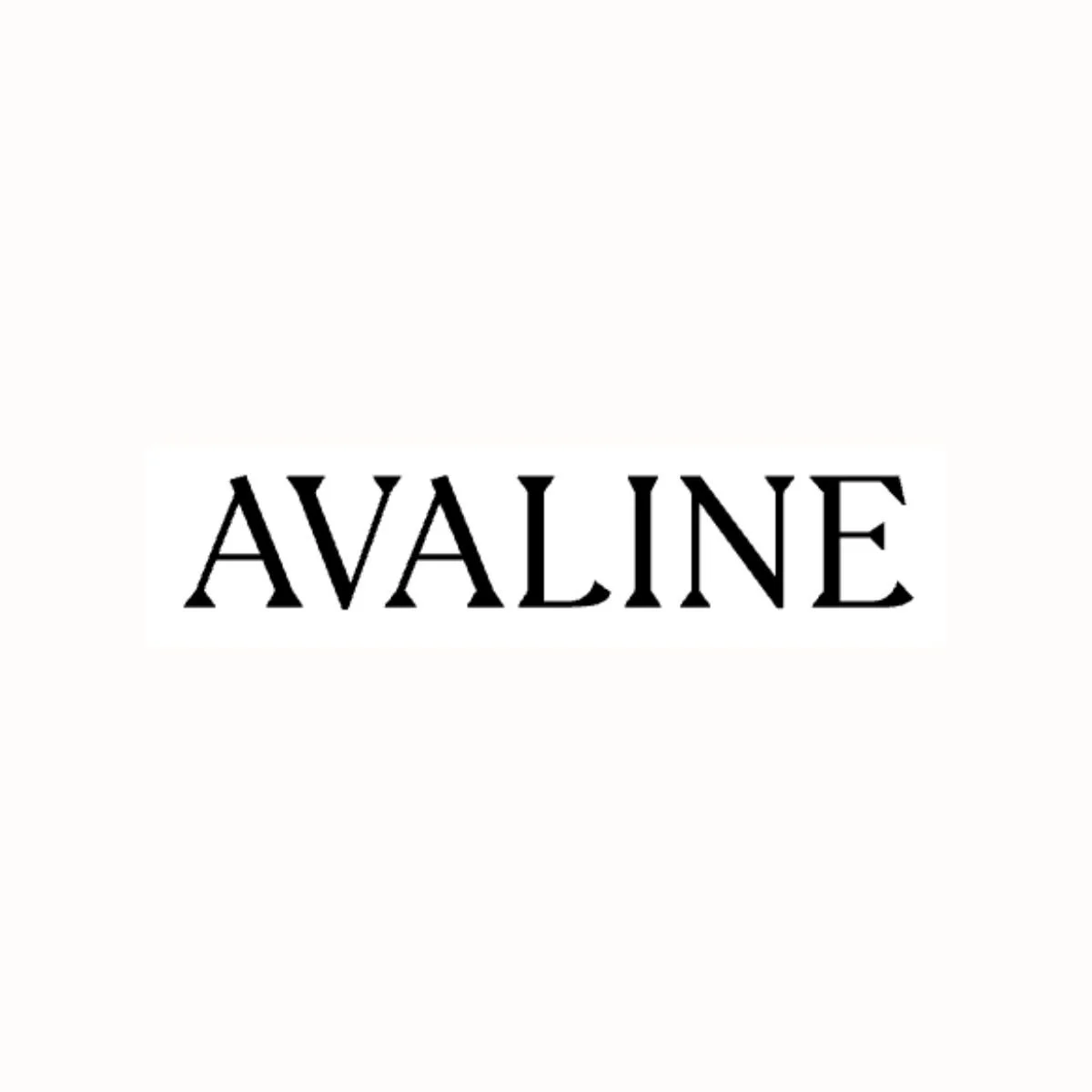 The word "AVALINE" in white text on a gray background.
