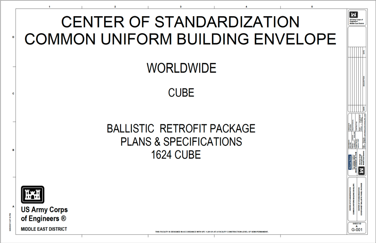 Ballistic Retrofit Package 
USACE Middle East District