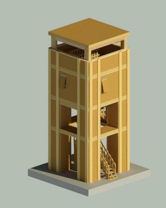 Forward Operating Base Observation Tower 
Indigenous Construction 
USACE Middle East District