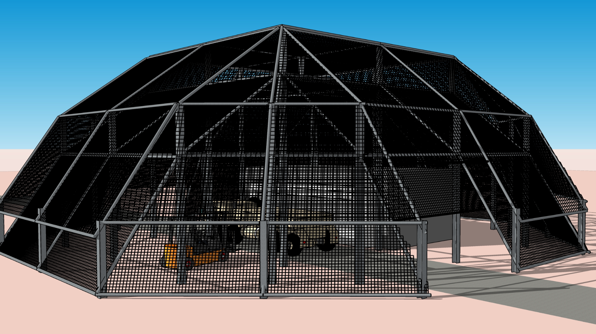 Multilayered Assets Protection System (MAPS) – Drone Kinetic Energy, Impact Force,
Fragmentation, and Overpressure Protection
