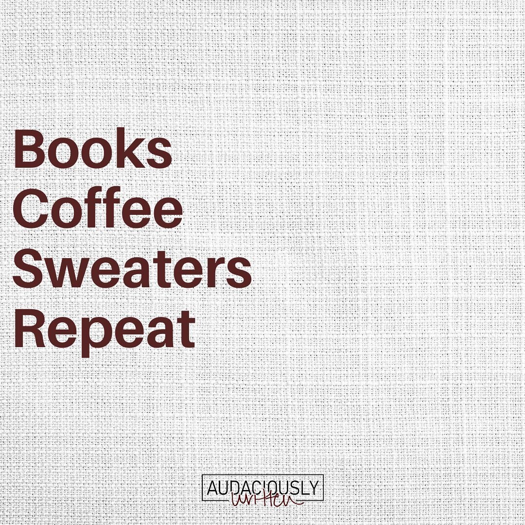 Fall is coming and this is my plan for the foreseeable future! 

Are you a #PSL fanatic?? What&rsquo;s your favorite cup of joe? For me I like it black with some hazelnut 🤗🤗

Cheers to #Fall2020 ☕️☕️

#audaciouslywritten #coffee #booksandcoffee #fa