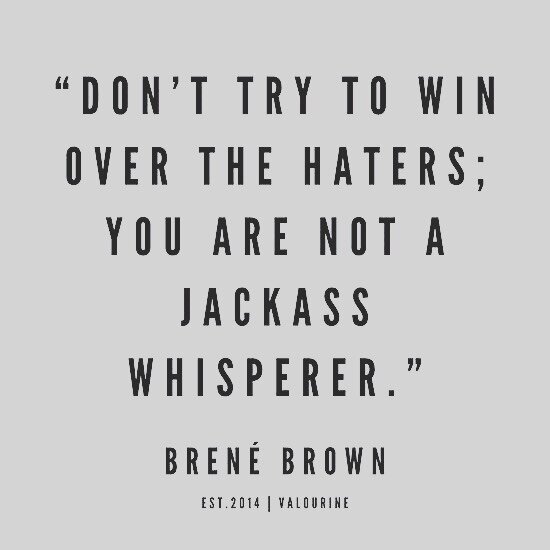 I have the habitual issue of trying to win everyone over. Even the people I don&rsquo;t like! It&rsquo;s like this thing in my gut that says, if I can just explain they will understand and like me. 

Sure people would read this and say I have a deep 
