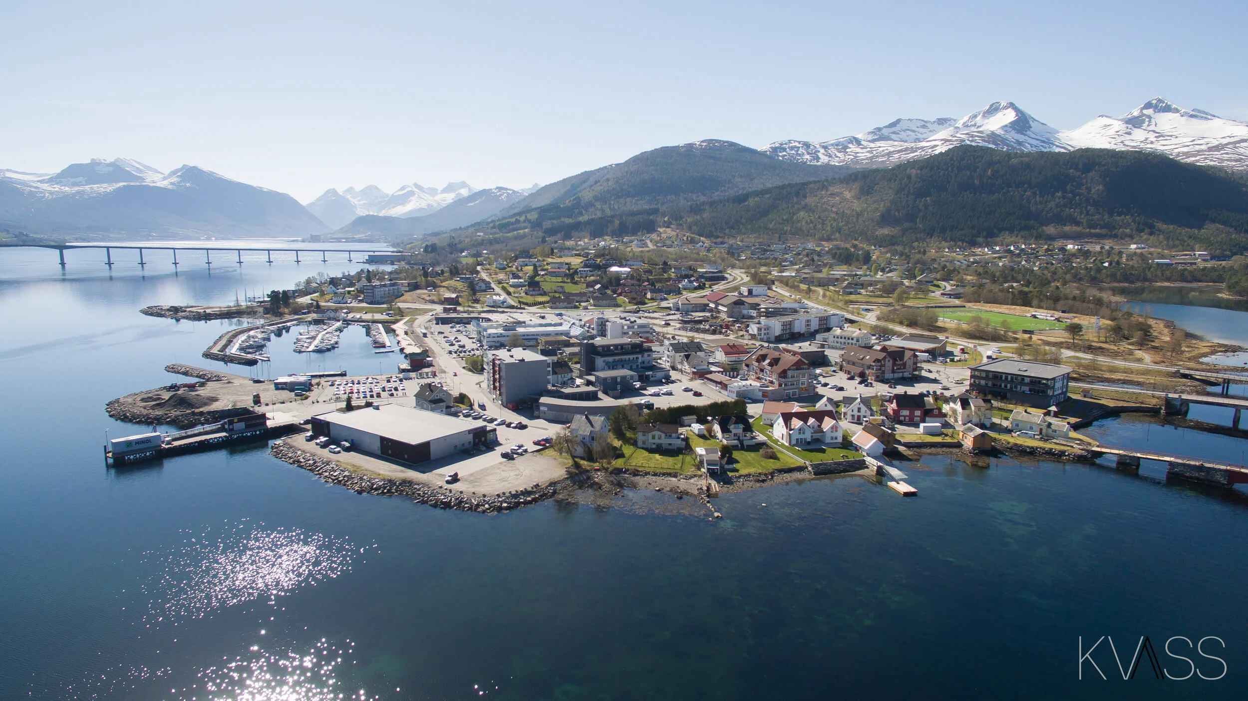 Vestnes sentrum.