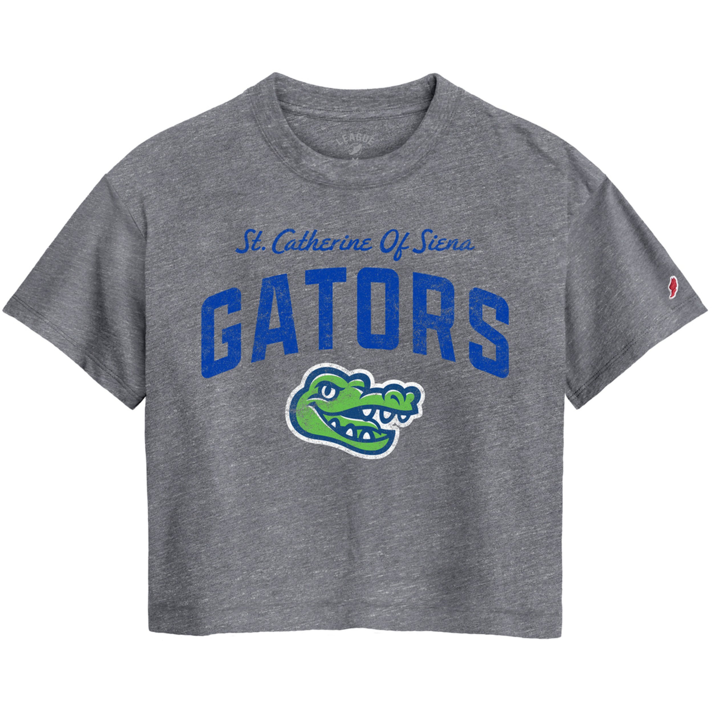 Ladies Gray Midi Gator Tee - October Delivery