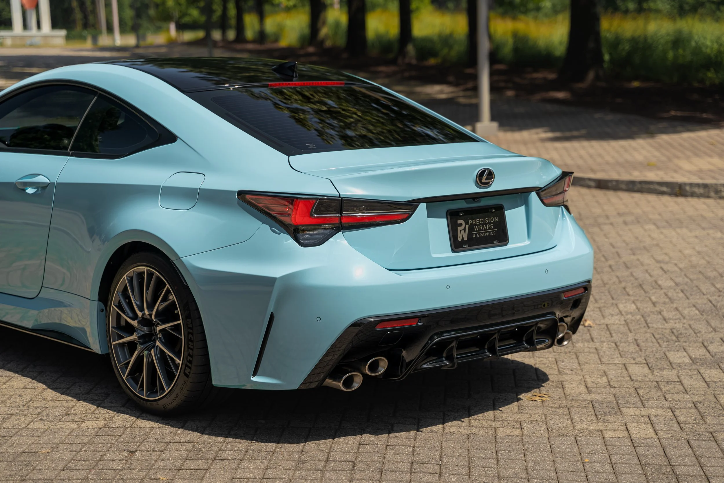 Precision Wraps & Graphics - Lexus RCF Sea Breeze Blue