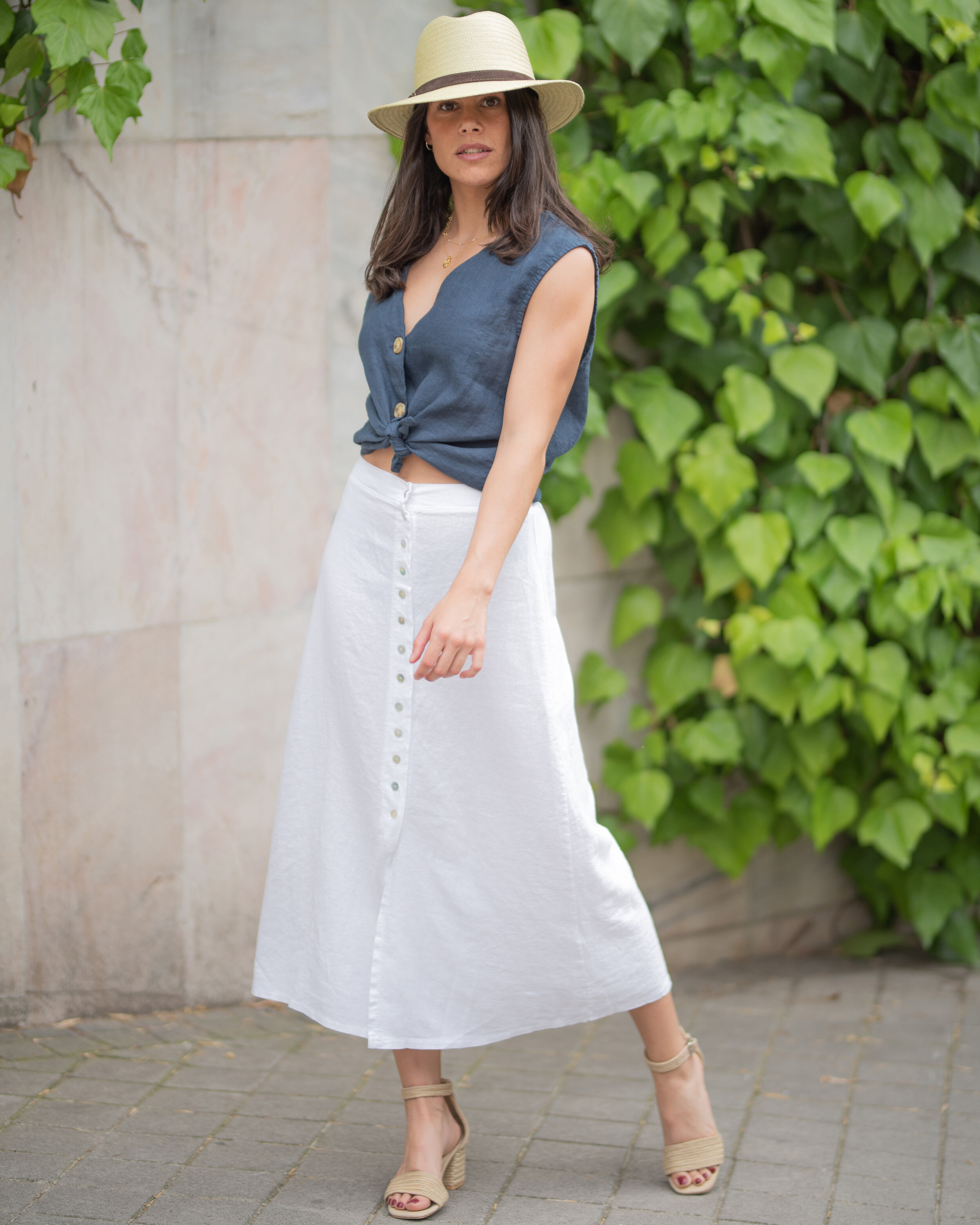 Cómo combinar una falda blanca larga — Jand | Ropa de Mujer