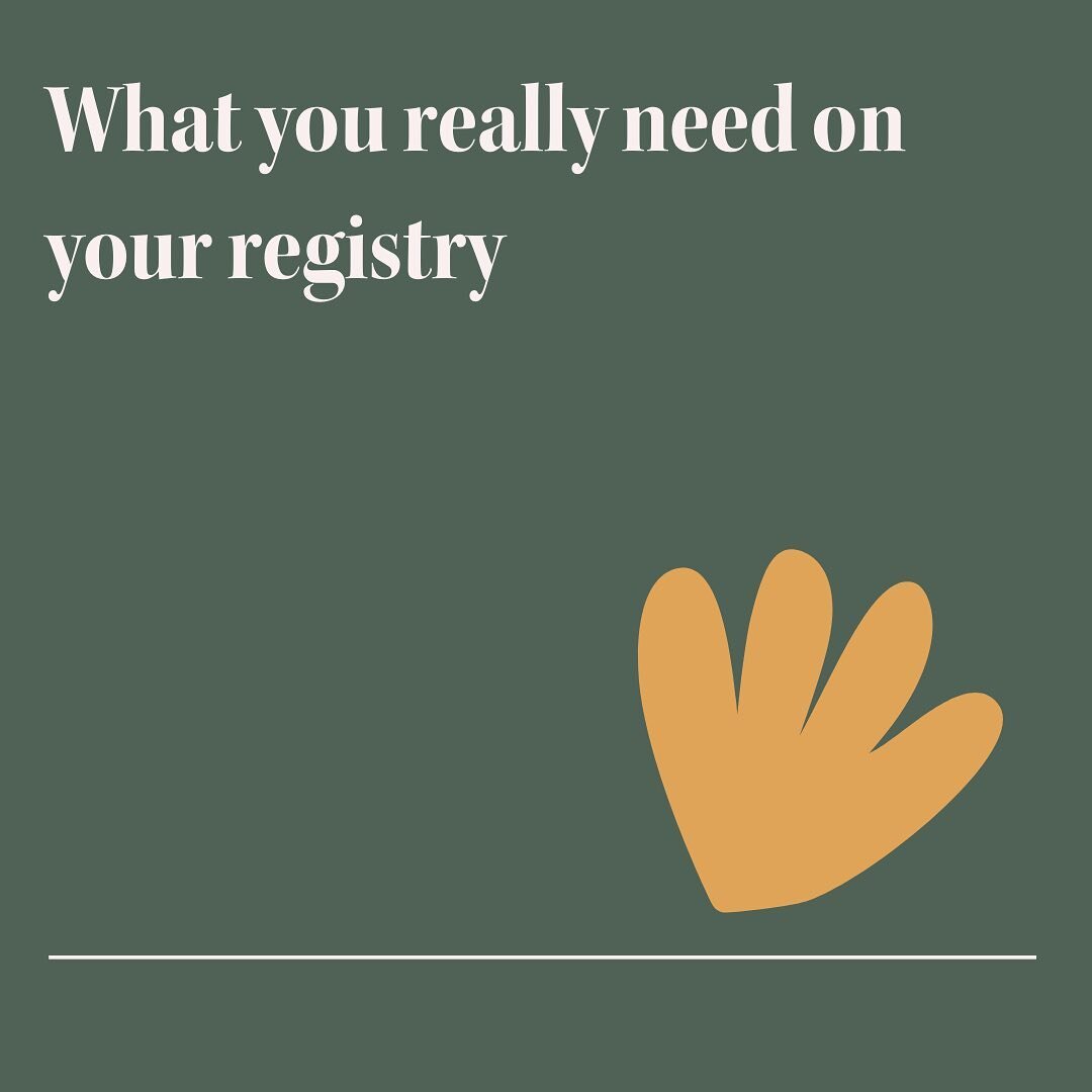 I get this question a lot.
&ldquo;What should I add to my registry?&rdquo;
➖
My top recommendations might surprise you but they shouldn&rsquo;t - they should be the norm.
➖
✨Doula ✨
Get yourself a doula! Before we can welcome the new life and transit