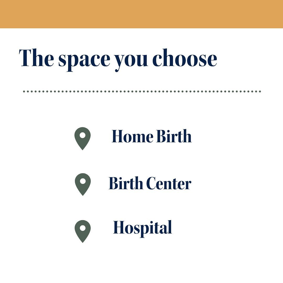 One of the first decisions you make in your pregnancy may be deciding the place you birth.
➖
This decision will help you to determine your provider, the type of birth environment, philosophy around birth, support team and expectations you have in you