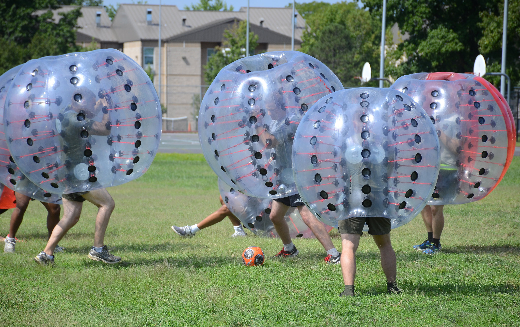 Bubble Soccer - Sports Day at Fort Belvoir