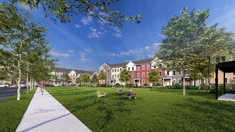 View of Community Green